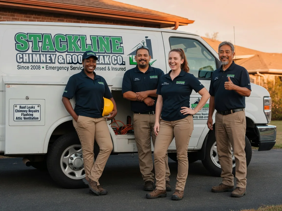 Chimney flashing repair company in Lecompton, KS